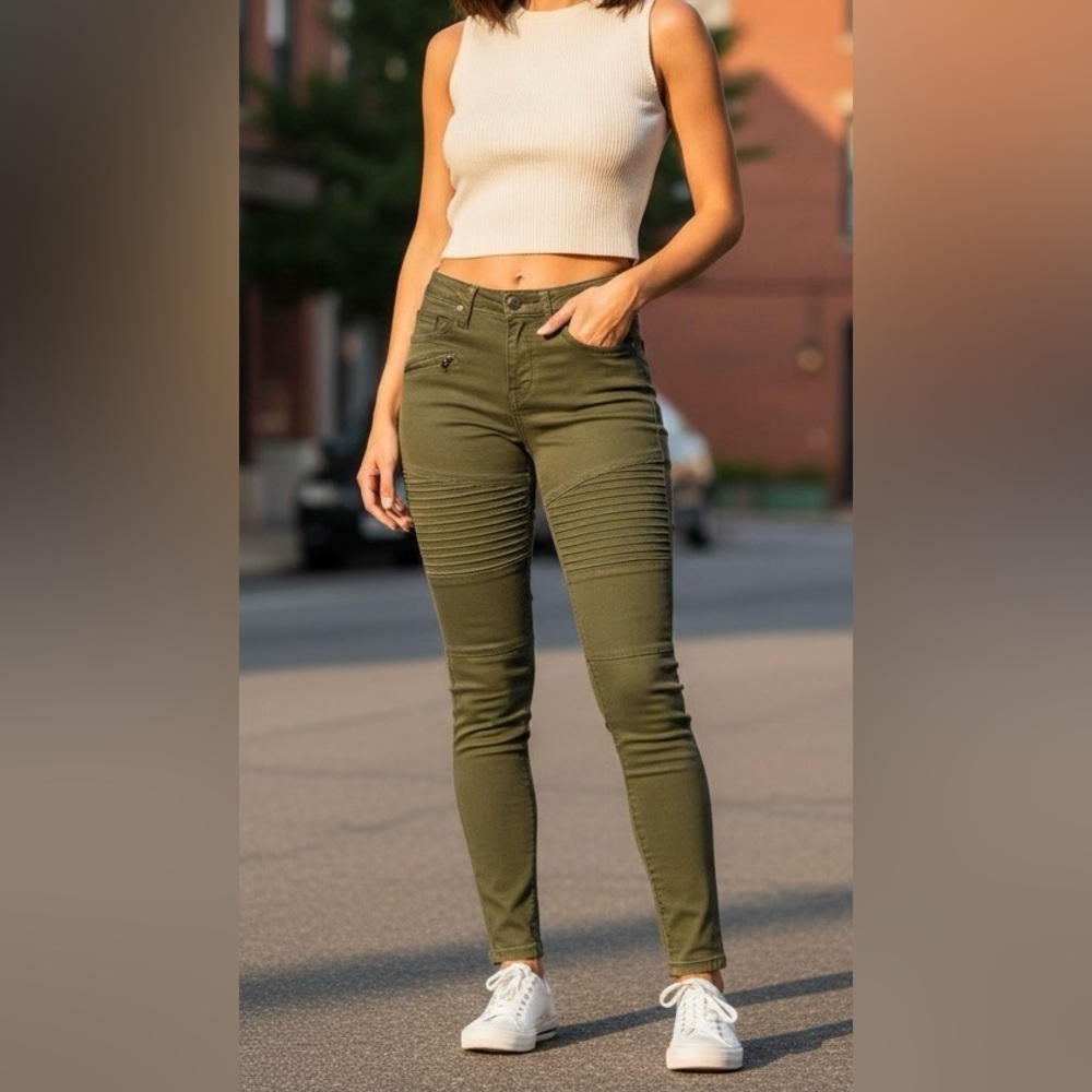 NWT Mossimo Supply Co. Olive High Rise Jeans